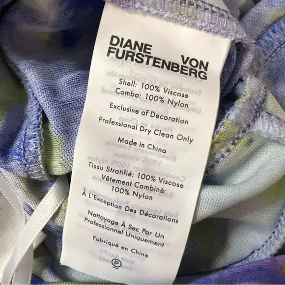 Diane Von Furstenberg Hades Pleated Abstract-Print Midi Dress - Picture 12 of 12